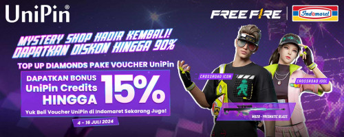 Mystery Shop Hadir Kembali – Dapatkan Diskon hingga 90% + Bonus hingga 15% UniPin Credits
